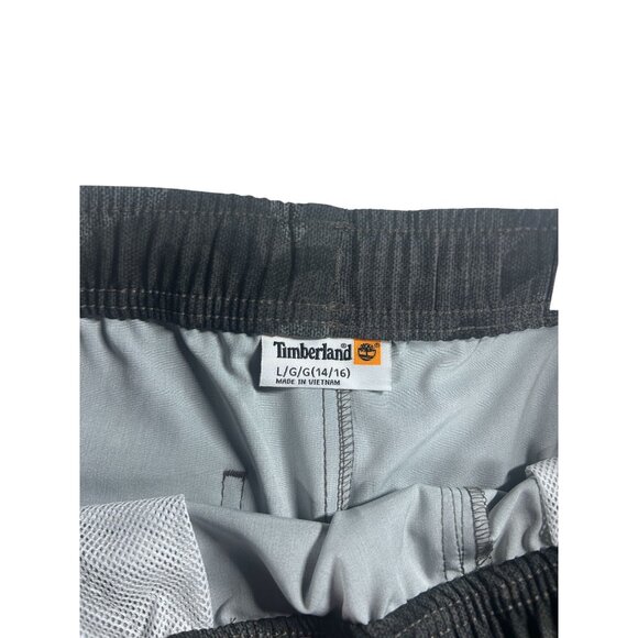 Timberland Boys Camouflage Stretch Shorts L/G (14/16) Gray NEW - Picture 6 of 9
